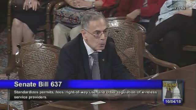 Dr Paul Heroux Testifies at Michigans 5G Small Cell Tower Legislation Hearing October