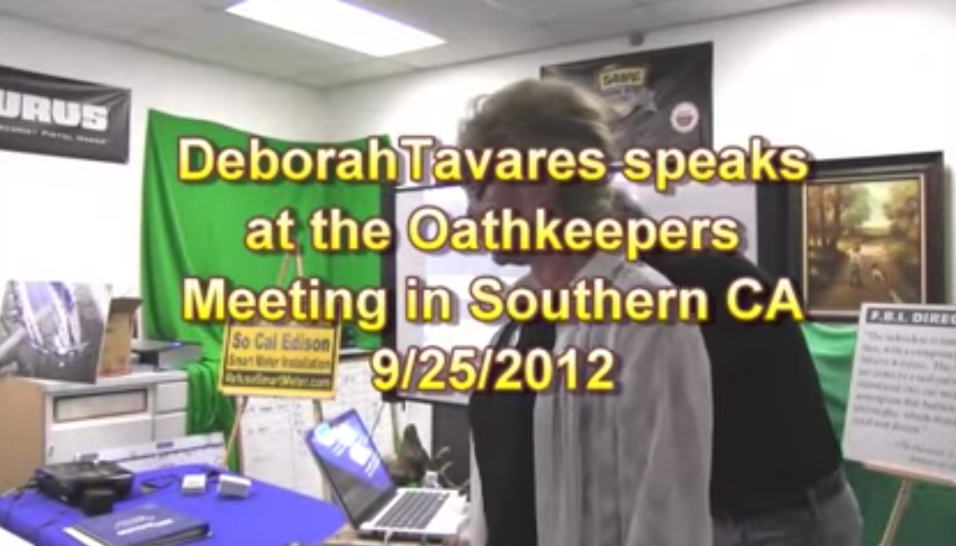 Deborah Tavares - Smart Meters at Oathkeeperss Meeting | 25/09/2012 |