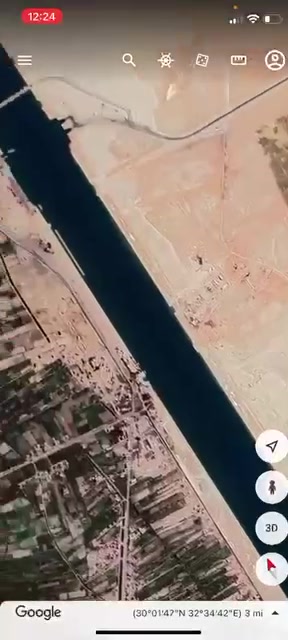 גוגל מצונזרים את תעלת סואץ