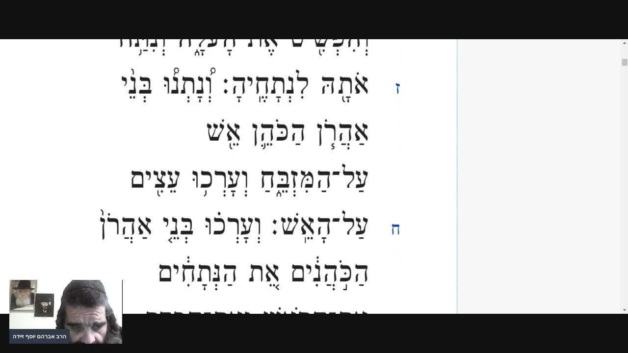 בעזה"י קריאת התורה פרשת ויקרא - ראשון - אשכנז - עברית. on 08-Mar-22-13:21:53