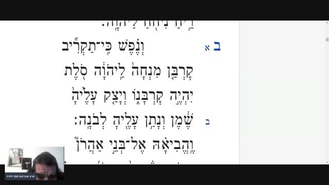 בעזה&quot;י קריאת התורה פרשת ויקרא - שני - אשכנז - עברית. on 09-Mar-22-05:17:54