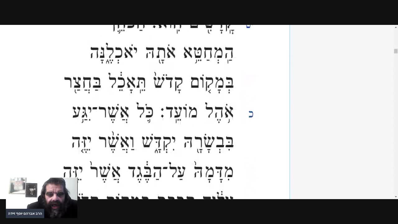 בעזה"י קריאת התורה פרשת צו - שני - אשכנז - עברית on 15-Mar-22-07:26:46