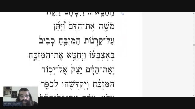 בעזה&quot;י קריאת התורה פרשת צו - חמישי - אשכנז - עברית on 15-Mar-22-13:45:15
