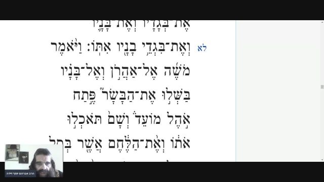 בעזה&quot;י קריאת התורה פרשת צו - שביעי - אשכנז - עברית on 15-Mar-22-14:15:42