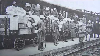 1918 SwiSSy unloading stolen Property of Murdered Tsar Family for Templar's NWO horizontal rule