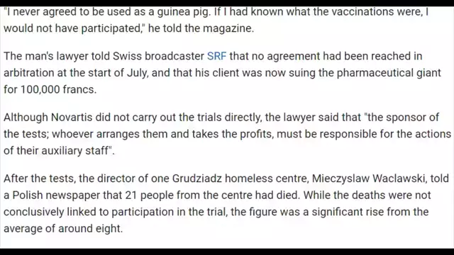 French Nobel Prize Virologist Luc Montagnier, Criminal SwiSS Novartis and Nazi Bio Weapons