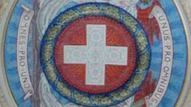 London 2012 Olympics Vesica Mason Logo & Swiss  Parliament`s Templar Proverb