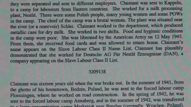 Brown Boveri Cie from Switzerland used Slave Labour from Buchenwald and Auschwitz Death Camps