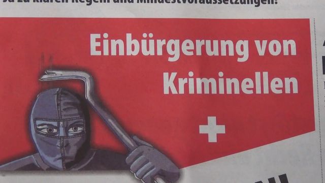 Swiss Politics needs Criminals - Switzerland`s Nazi Stigmatisation of Immigrants & Minorities