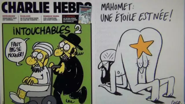 Paris Punishment Massacre for Charlie Hebdo Sodomy Drawings & Racist Nazi Caricatures