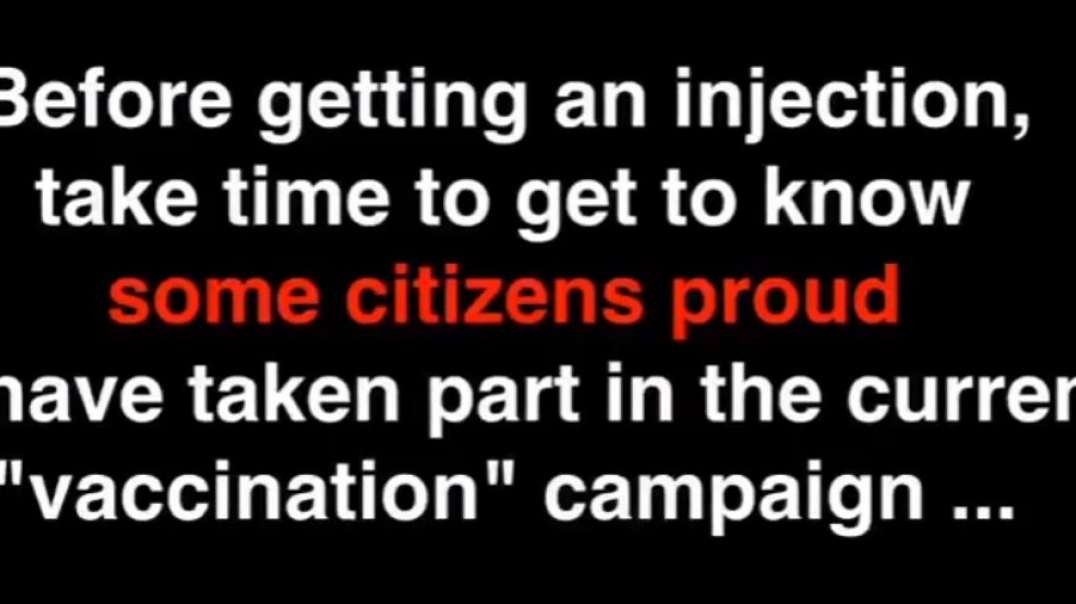 Montage of people who have died after getting vaxxed