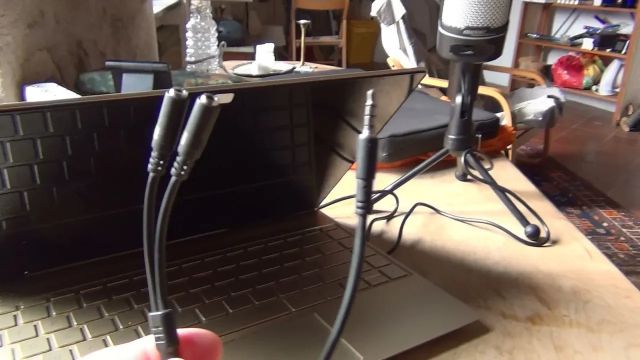 External Microphone doesn't work in PC Laptop Computer and no Ethernet Plug for Internet