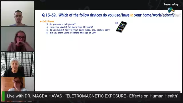 Live with Dr. Magda Havas Electromagnetic Exposure - effects on human health