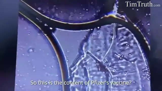 DISTURBING! Pfizer Vaccine Zoomed w/ Microscope?! Are Living Cells/ Organisms Mixed In?!