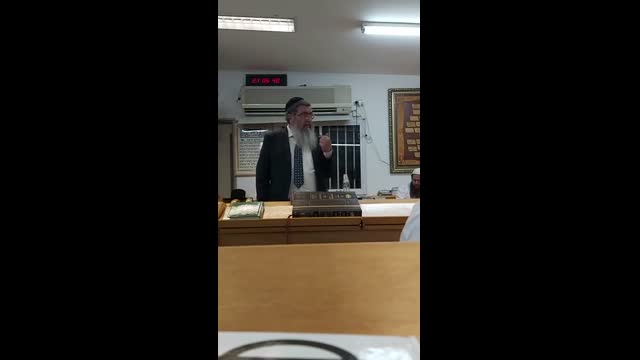הרב דניאל עשור בהרצאה חשובה בחיפה תחילת אייר התשפא חלק 1