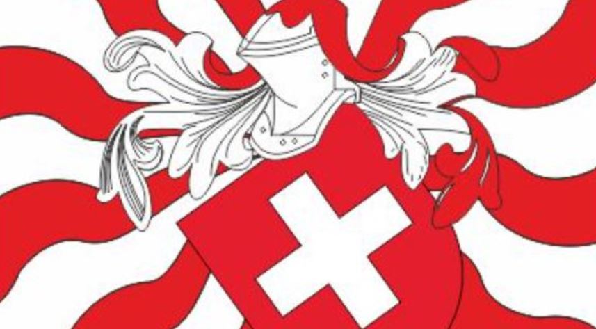 What's a Swiss Cross doing on the Templar's Commandery of Puy-en-Velay in France?