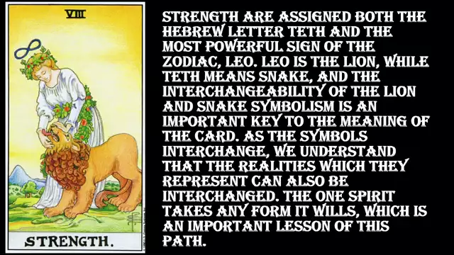Introduction To The Tarot-Strength