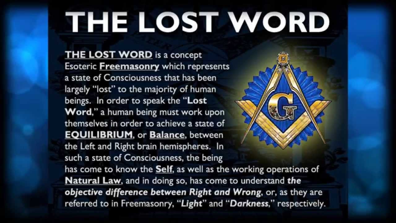 The Lost Word