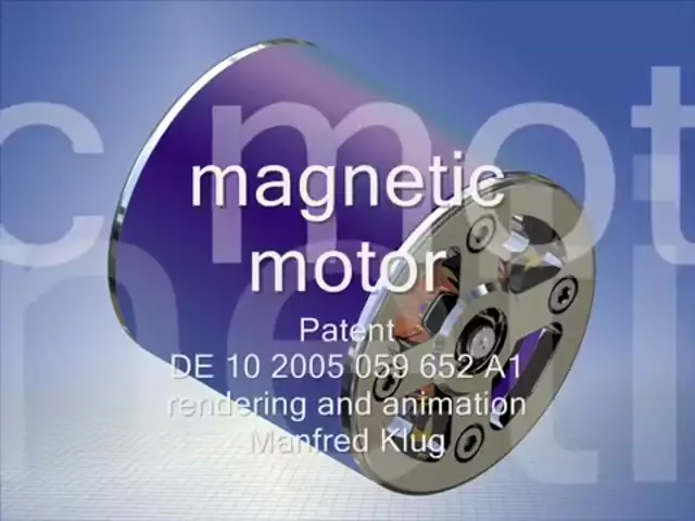 Magnetic Motor - Patent DE 10 2005 059 652 A1(28.6.2007)..(swastika -) )