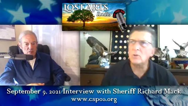 Planetary Healing Club - Sheriff Richard Mack - Insider Interview 9/9/21