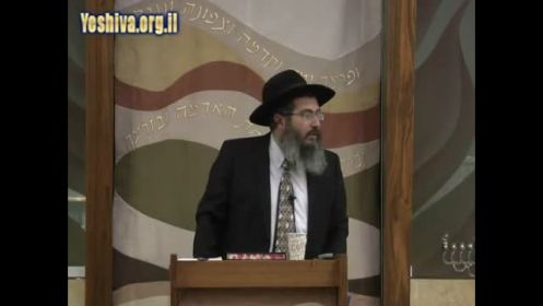 הרב דניאל עשור בהרצאה בישיבה 2011