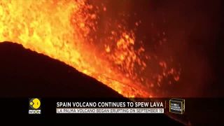 Volcano on Spanish island La Palma continues to spew lava and black smoke  WION Climate Tracker (28-9-2021)