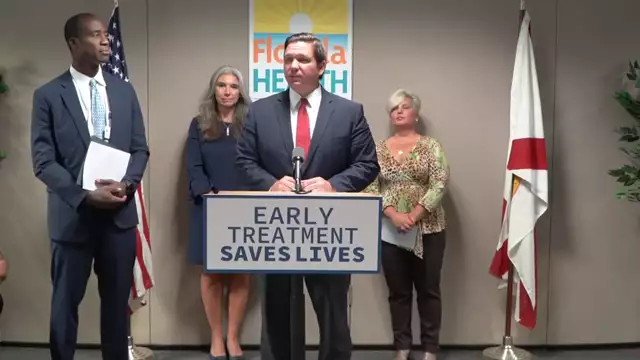 We Are Going To Contest That Immediately - DeSantis Fires Back At Federal COVID-19 Vaccine Mandate (15 okt 2021)