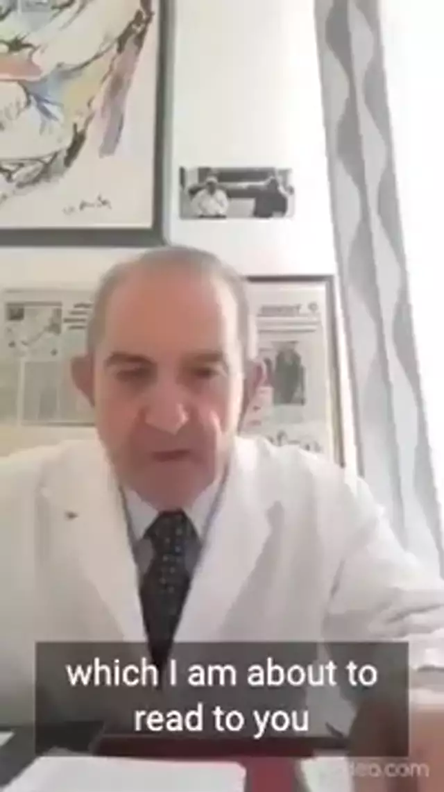25-8-2020 Dr. Roberto Petrella  Warning To Humanity (vacinaties covid)
