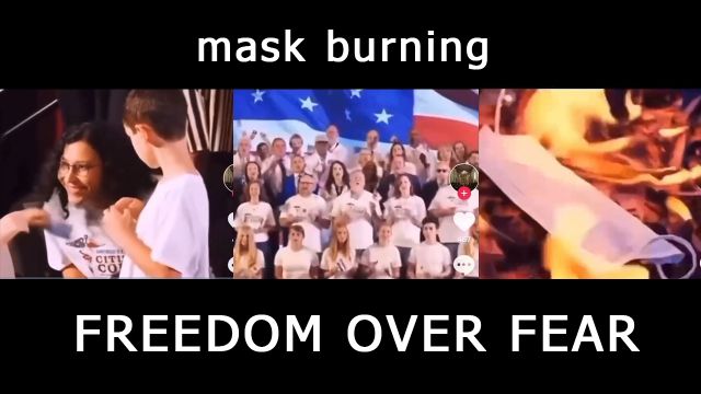 mask burning - censored on tiktik