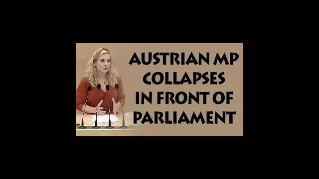 Austrian MP collapses in front of parliament