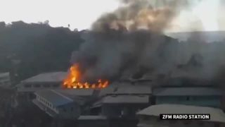 Solomon Islands - Buildings Set On Fire As Rioters Defy Lockdown (25 nov 2021)
