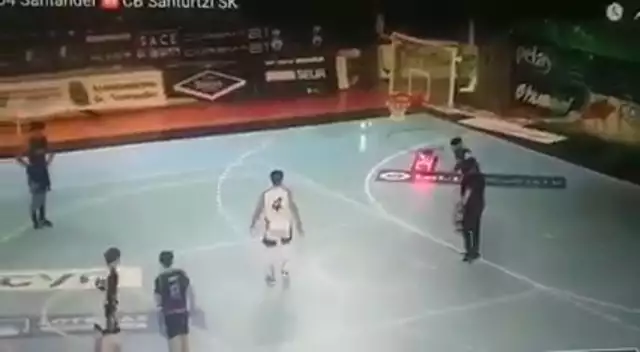 Basketball ist so ein gefährlicher Sport!