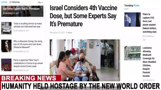 The Vaccinated Face A Future Of Disease And Hysteria According To Reports...(STFNReloaded) 1 jan 2022