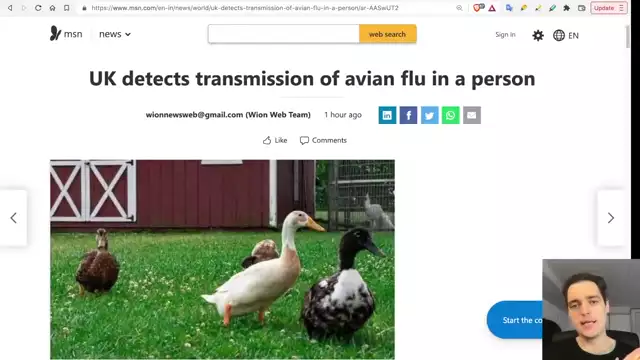 UK Apocalyptic Bird Flu Jumps to Humans as Authorities Cull Millions of Birds (Ice Age Farmer) 7 jan 2022