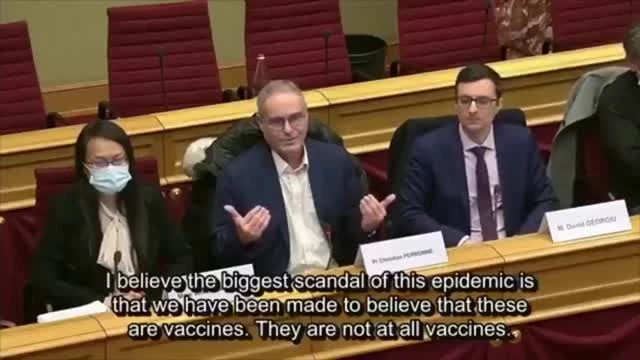 Christian Perronnes Statement To European Parliament - Vaccines Not Vaccines Killing Children (24 jan 2022)