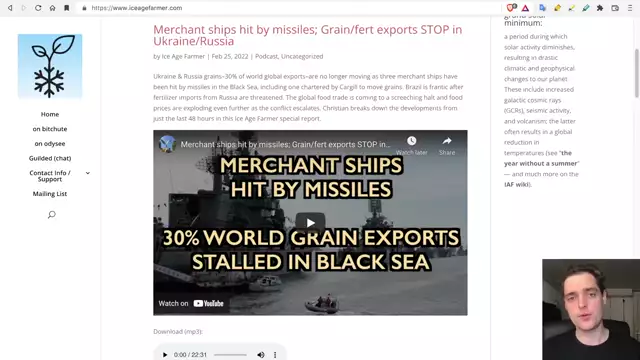 Shippers Cut Off Russia - Wheat Price Explodes - Cyberattacks on Shipping (IceAgeFarmer) 02-3-2022
