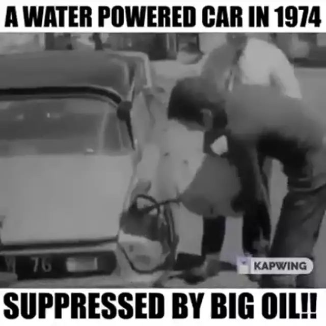 A WATER POWERED CAR IN 1974