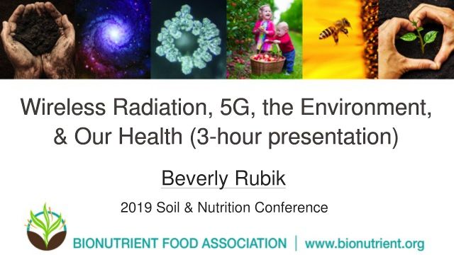 Beverly Rubik: Wireless Radiation, 5G, Environment & Health (3 h) | 2019 Soil & Nutrition Conference