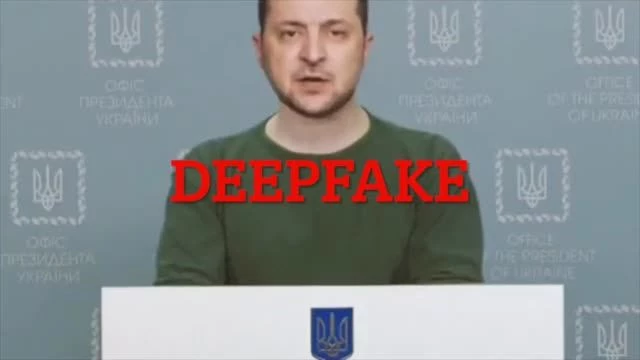 Kapitulation der Ukraine - Wolodymyr Selenskyj Deepfake