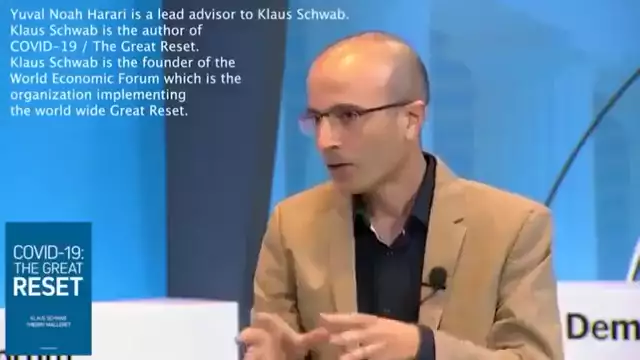 Yuval Noah Harari top advisor to Klaus Schwab  Covid is critical because this is what convinces people to accept total biometric surveillance  31 mrt. 2022