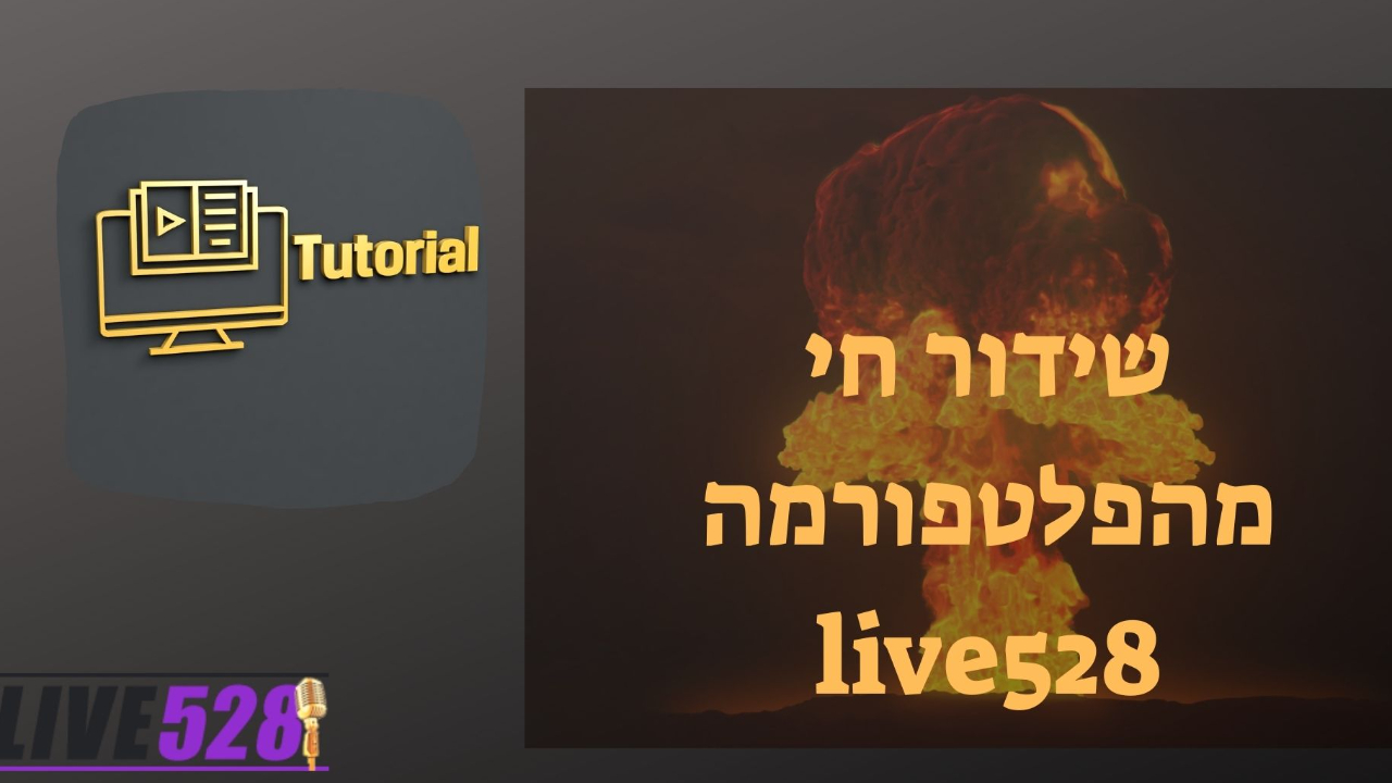 שידור חי מהפלטפורמה ALIVE528