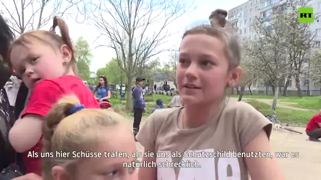 Kinder berichten vom Krieg in der Ukraine