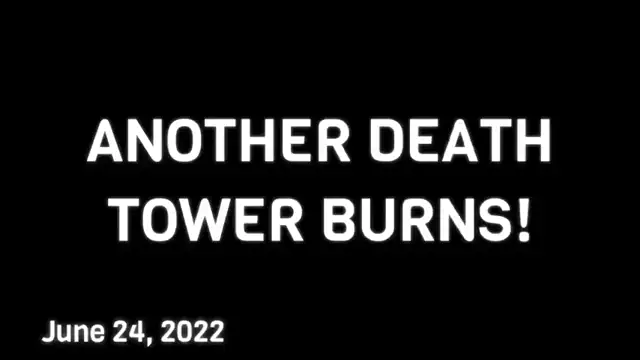 Another 5G DEATH TOWER BURNS June 24 2022