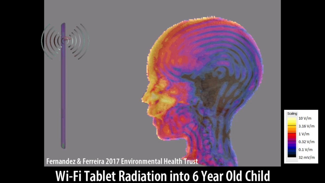 Wi-Fi From A Tablet: Scientific Imaging of Microwave Exposure