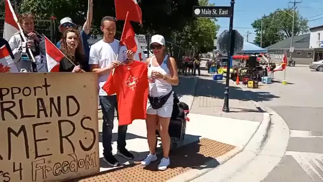 Kanadier unterstützen die Bauern-Proteste in den Niederlanden