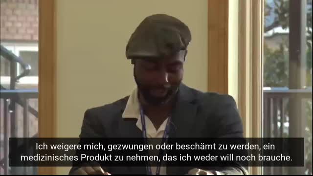 Ich weigere mich, gezwungen oder beschämt zu werden, ein medizinisches Produkt zu nehmen, das ich weder will noch brauche!