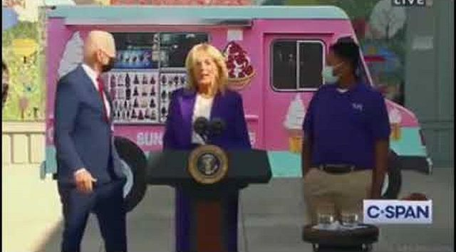 Joe Biden Chases Ice Cream Truck