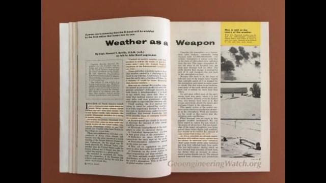 Popular Science magazine June 1958 Weather as a Weapon