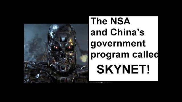The Big Data Social Credit System is aptly named (Wait for it...)- SKYNET! You can't make this up...