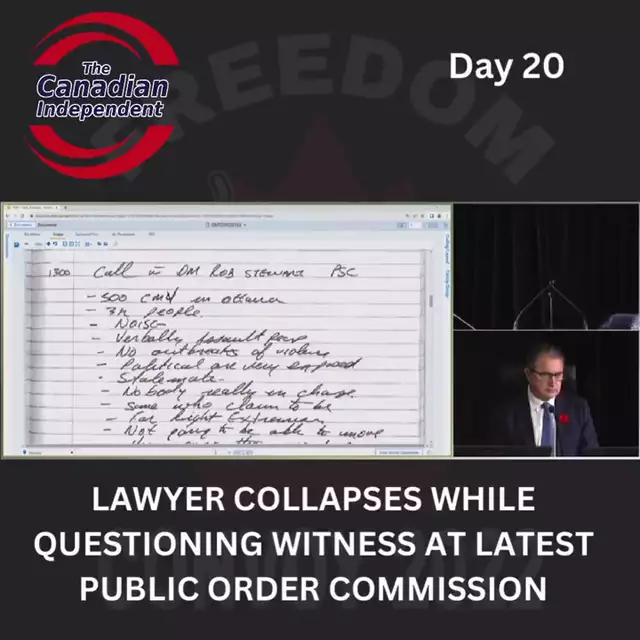 BREAKING: Lawyer collapse at latest Public Commission